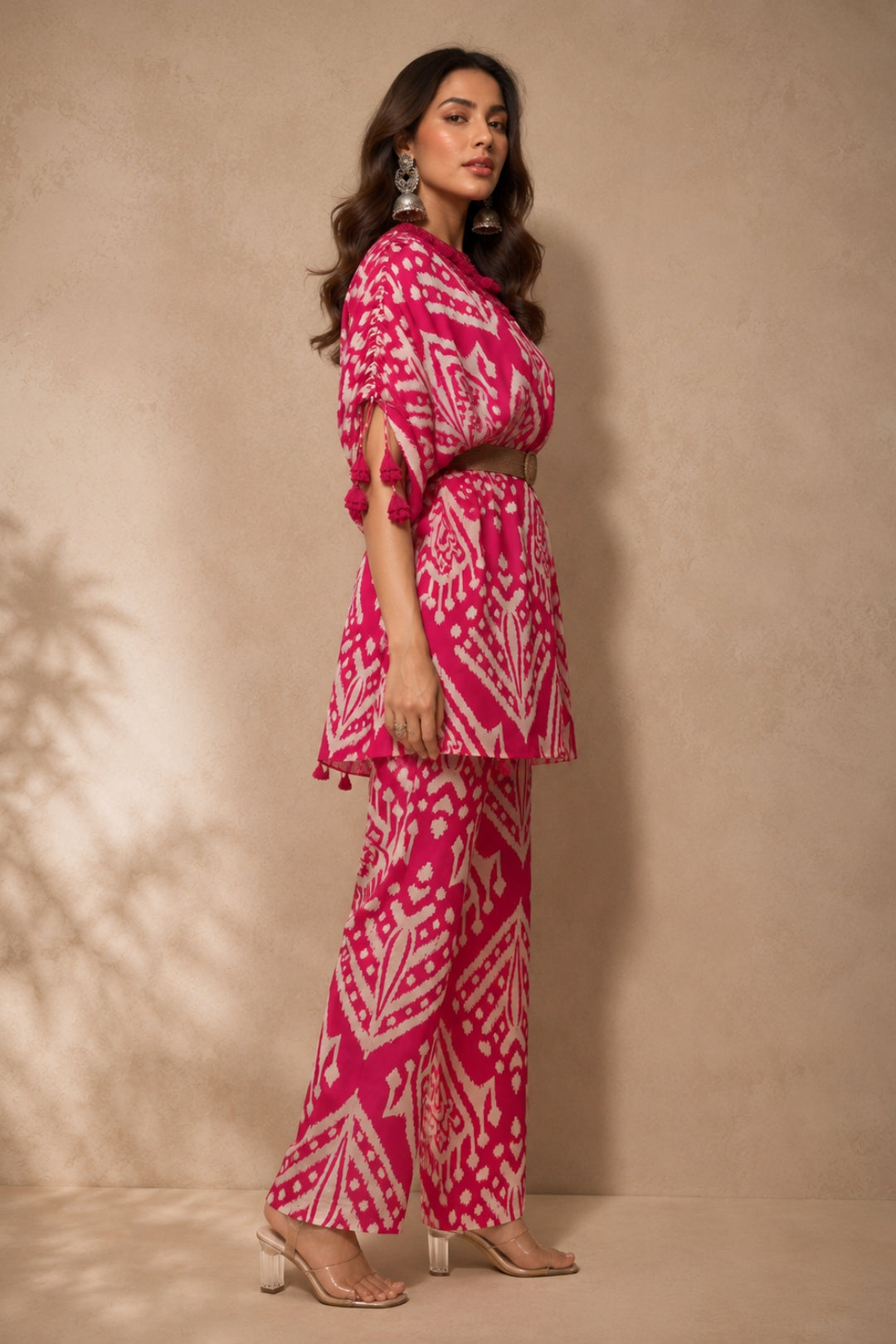 Pink Ikat Tunic