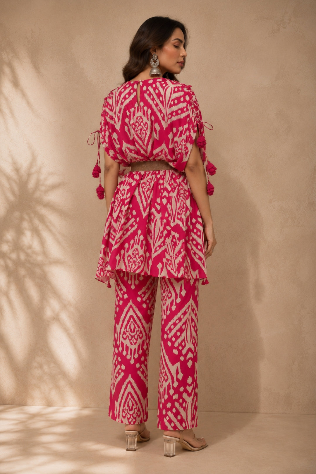 Pink Ikat Tunic