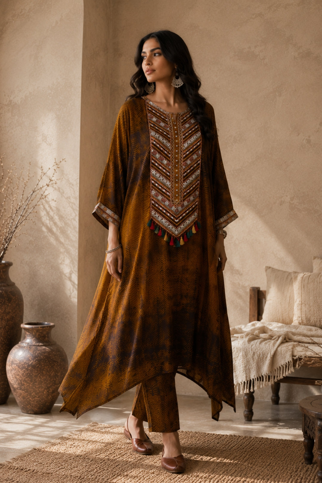 Chevron Kaftan Set
