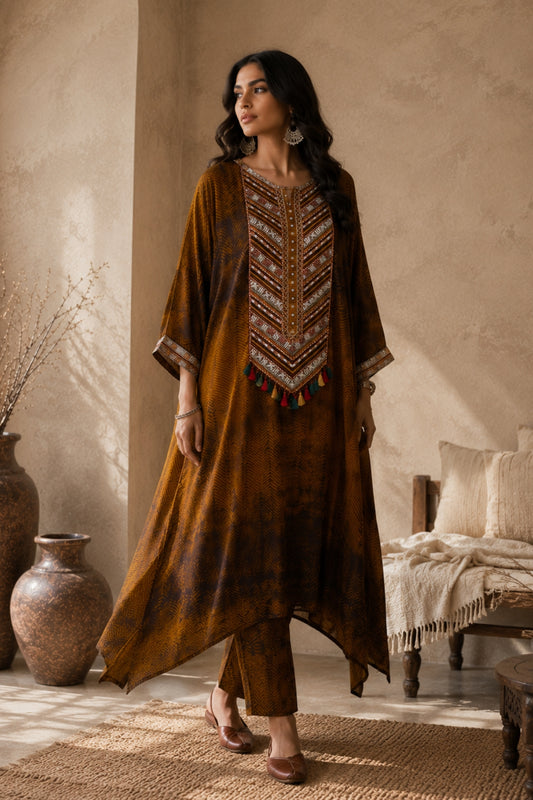 Chevron Kaftan Set