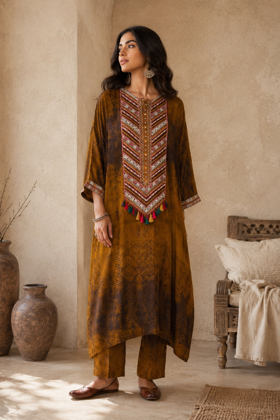 Chevron Kaftan Set