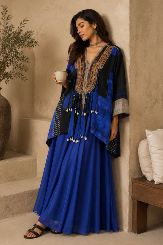 Ember Fringe Kaftan